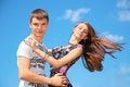 Free Boy And Girl Embrace Each Other Royalty Free Stock Photos - 6791568