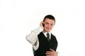 Free Men With Mobile In Vest Royalty Free Stock Images - 6795969