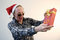 Free Show-off With Xmas Gift Stock Images - 6793274