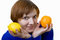 Free Girl With Fruits Royalty Free Stock Photo - 6798865