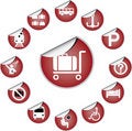 Free 84_H. Transport Icons Royalty Free Stock Image - 6813666
