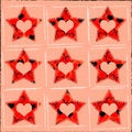 Free Grungy Stars & Heart Backdrop Stock Photos - 6825773