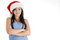 Free Girl With Christmas Hat Stock Photo - 6825360