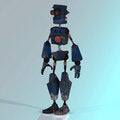 Free Cartoon Robot With Expressive Emotion In His Face Stock Photos - 6837463