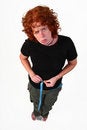 Free RedHead Woman On Diet Stock Images - 6839924