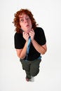 Free RedHead Woman On Diet Royalty Free Stock Photography - 6839987