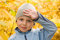 Free Boy Gesturing In Autumn Scenery Royalty Free Stock Photo - 6837285
