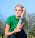 Free Beautiful Blondy Woman Posing Royalty Free Stock Photo - 6841905