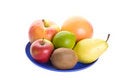 Free Few Fruits On Blue Plate Royalty Free Stock Photo - 6845805