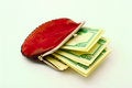 Free Purse Full Of Dollars Royalty Free Stock Images - 6860319