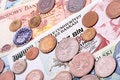 Free Bank Notes And Coins Stock Photography - 6882112