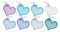 Free Gift Tags In The Form Of Heart. Royalty Free Stock Photography - 6897127
