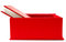 Free Red Cover Book In Red Cardboard Box. Stock Photography - 6899122