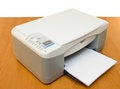 Free Printer Placed On A Wood Table Royalty Free Stock Photo - 6902145