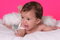 Free Baby With Angel Wings Royalty Free Stock Photography - 6905997