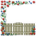 Free Garden Gate Scrapbook Royalty Free Stock Photography - 6912887