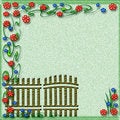 Free Garden Gate Scrapbook Stock Photo - 6912980