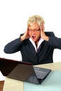 Free Shocked Businesswoman Royalty Free Stock Images - 6927309