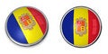 Free Banner Button Andorra Stock Images - 6929474