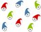 Free Tileable Christmas Smilies Stock Image - 6928001