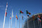 Free Modern Building And Flags Stock Image - 6932551