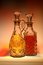 Free Oil & Vinegar With Abstract Background Stock Photography - 6967732
