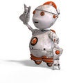 Free Cute Roboter With Lot Of Emotion Royalty Free Stock Photo - 7009695