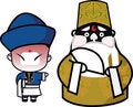 Free Chinese Boss And Waiter Royalty Free Stock Photography - 7015237