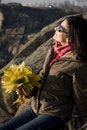 Free Girl With Leafs Stock Photos - 7021353