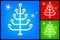 Free Modern Stylized Christmas Tree Royalty Free Stock Images - 7026109