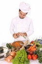 Free Young Chef Preparing Lunch Royalty Free Stock Images - 7033039