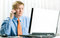 Free Young Businessman With Laptop Stock Photos - 7032063
