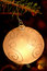 Free Christmas Ornament In Sparkle Gold Tones Hanging F Stock Photography - 7034992