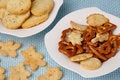 Free Salty Pastry On Plate Royalty Free Stock Image - 7042276