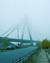 Free Constructions Are In Fog Royalty Free Stock Photography - 7048197