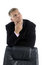 Free Thinking Businessman With Chair Stock Photos - 7044373