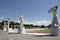 Free Sports Ground With Sculptures Royalty Free Stock Photos - 7052178