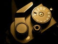 Free Film Crank Of A SLR Camera Royalty Free Stock Image - 712376