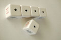 Free Poker Of Spades  Stock Image - 712841