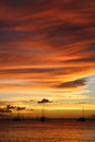 Free Golden Caribbean Sunset Cruise Stock Image - 723841