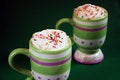 Free Striped Mugs Of Hot Cocoa Stock Image - 7269901
