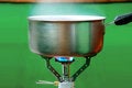 Free Steel Pot On A Gas Royalty Free Stock Image - 7287106
