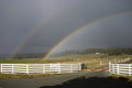Free Double Rainbow Royalty Free Stock Image - 733356