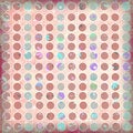 Free Spotted Shabby Scrapbook Background Stock Images - 735904