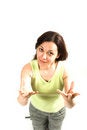Free Woman Expression With Hands Stock Image - 744171