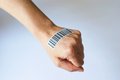 Free BODY PARTS AND Bar Code Royalty Free Stock Photography - 745867
