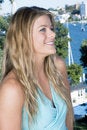 Free Blonde Portrait In Blue Royalty Free Stock Photos - 749518