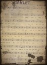 Free Old Sheet Music Stock Photography - 7494732