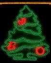 Free Christmas Tree - Xmas Lights Royalty Free Stock Photography - 7497477