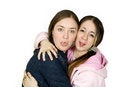 Free Female Young Girls With Tongues Out Royalty Free Stock Photography - 751217